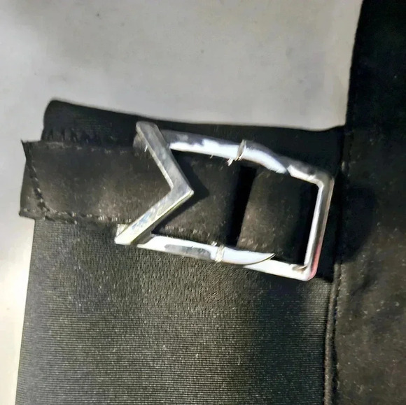 Calvin Klein Rania 2 Womens Faux Suede Dressy Black Knee-High Boots sz7.5US new - Picture 6 of 13